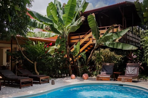 Property building, Garden, Pool view, Swimming pool