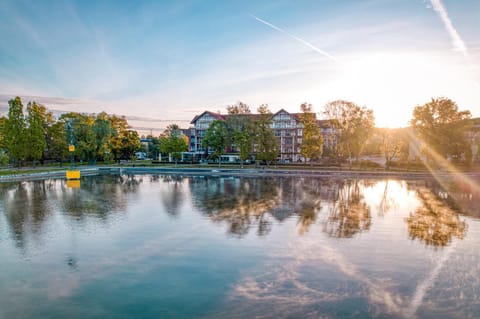 Natural landscape, Lake view, Sunrise