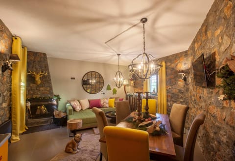 Dandy Villas Palios Agios Athanasios Rocky - Fireplace - Village Square Chalet in Decentralized Administration of Macedonia and Thrace