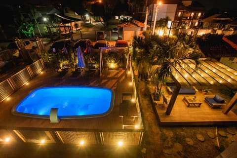Night, Swimming pool, Swimming pool