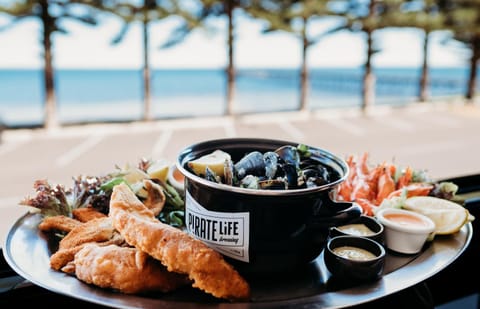 Food, Sea view
