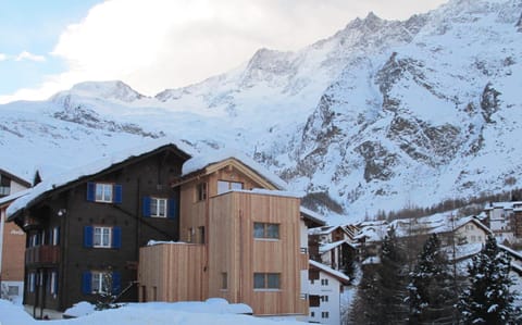 Property building, Facade/entrance, Off site, Winter, Skiing, On site, Mountain view