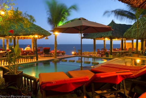 On site, Sea view, Swimming pool, Sunset