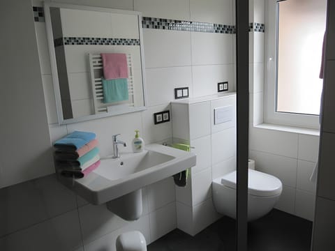 Bathroom, Living room