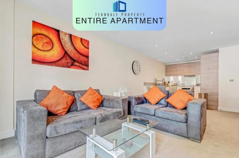 Kitchen or kitchenette, Living room, Seating area