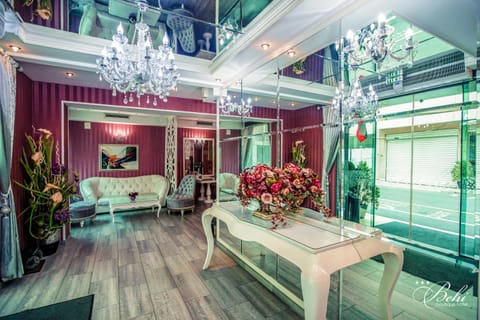 Day, Lobby or reception, Seating area, City view