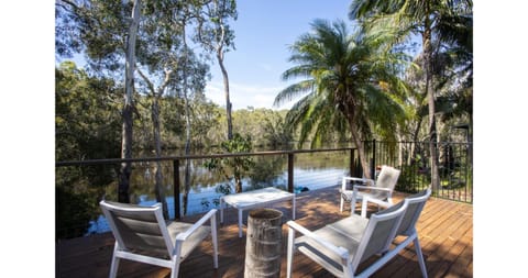 Natural landscape, Seating area, River view, Swimming pool
