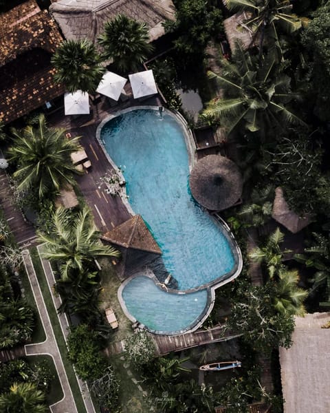 Bird's eye view, Pool view
