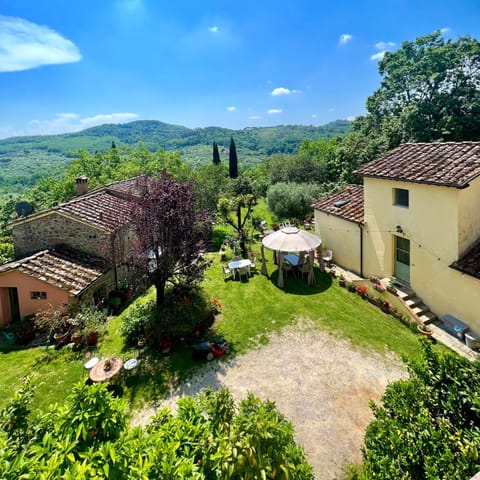 Property building, Spring, Day, Natural landscape, Garden, Garden view, Mountain view