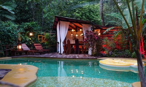 Garden, Swimming pool, Time of day