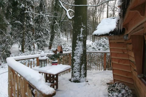 B&B La Cabane du Bois Dormant Bed and Breakfast in Wallonia, Belgium