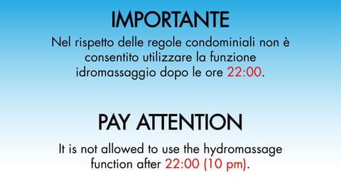 Hot Tub, Text overlay