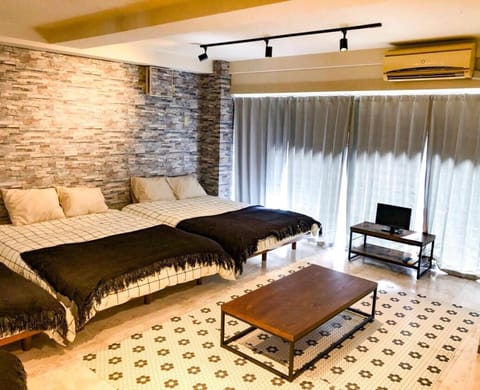 Bed, TV and multimedia, Bedroom, air conditioner