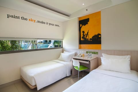 Photo of the whole room, Decorative detail, Bedroom, City view