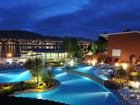 Night, Balcony/Terrace, Pool view