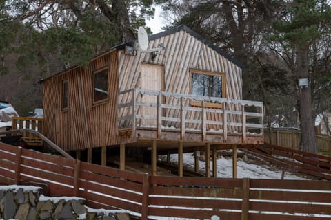 Pine Marten Bar Glenmore Treehouse Chalet in Scotland