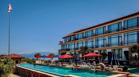 Property building, Natural landscape, Mountain view, Swimming pool