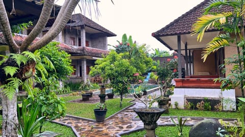 Property building, Day, Garden, View (from property/room), Garden view, Swimming pool