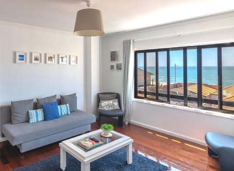 Living room, Seating area, Sea view