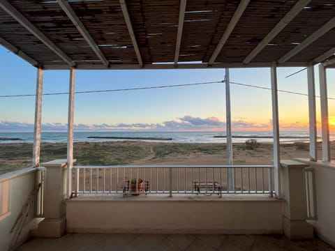 Beach, Beach, Sea view, Sunset