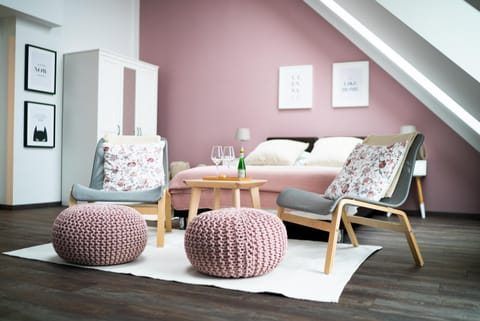 Living room, Seating area, Bedroom