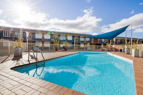 Property building, Pool view, Swimming pool