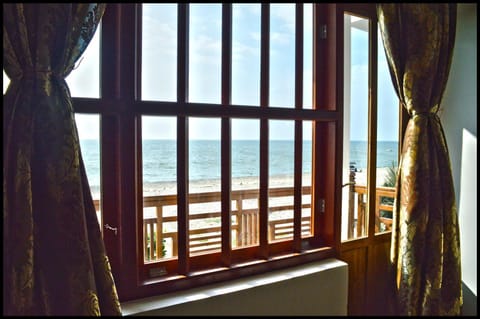 Beach, Sea view, Sunset