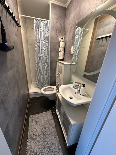 Shower, Toilet, Bathroom, towels