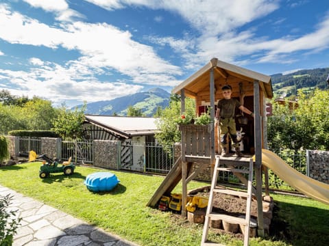 Patio, Day, Natural landscape, Summer, Children play ground, Garden, View (from property/room), Mountain view, children, young children, older children