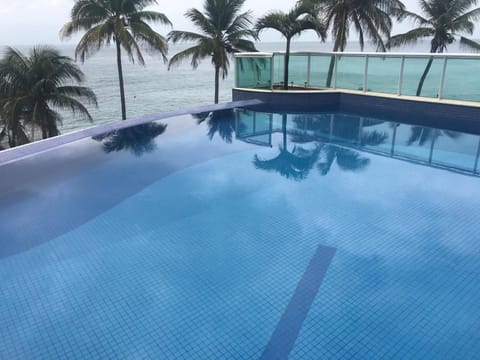 Pool view, Swimming pool, Sunset