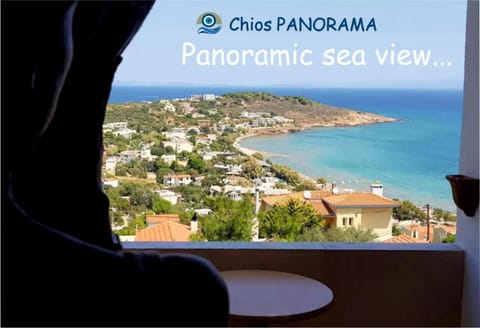 View (from property/room), Balcony/Terrace, City view, Sea view