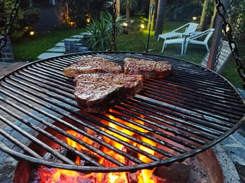 BBQ facilities, flat iron