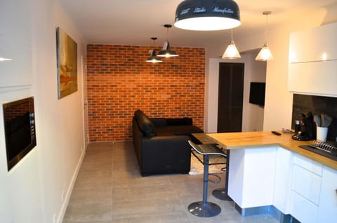 Kitchen or kitchenette, Living room, Dining area