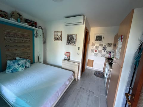 Bed, Kitchen or kitchenette, Photo of the whole room, Bedroom, air conditioner
