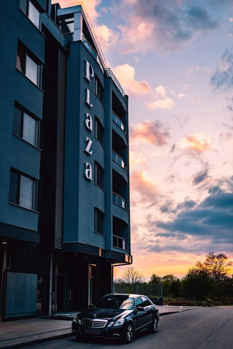 Property building, Sunset