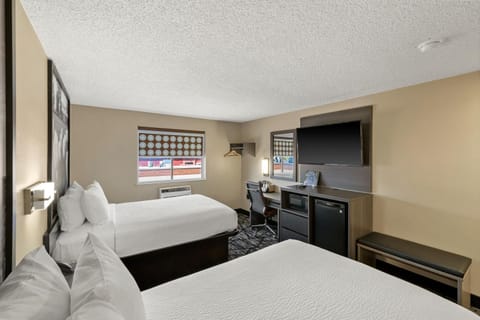 Bed, TV and multimedia, Photo of the whole room, hair dresser