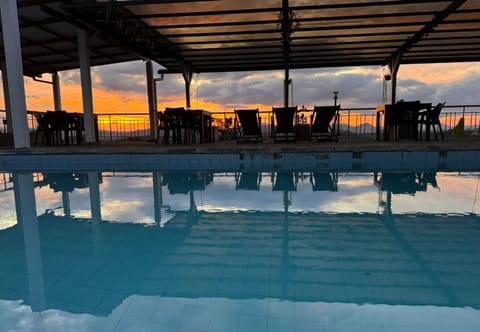 Pool view, Swimming pool, Sunrise, Sunset, sunbed