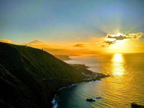 Natural landscape, Balcony/Terrace, Sunset
