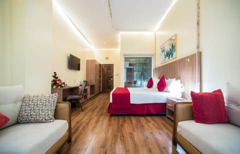 Bed, TV and multimedia, Photo of the whole room, Seating area