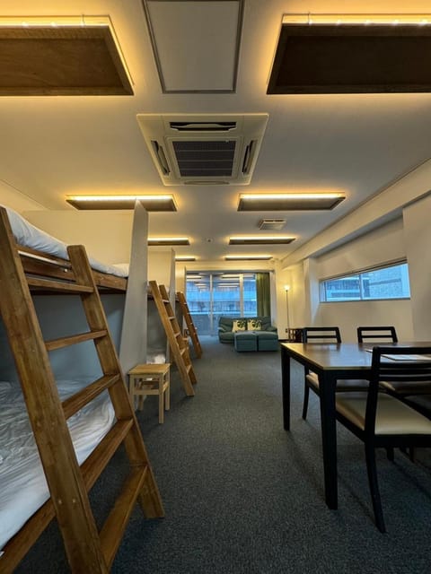 Living room, Bedroom, bunk bed