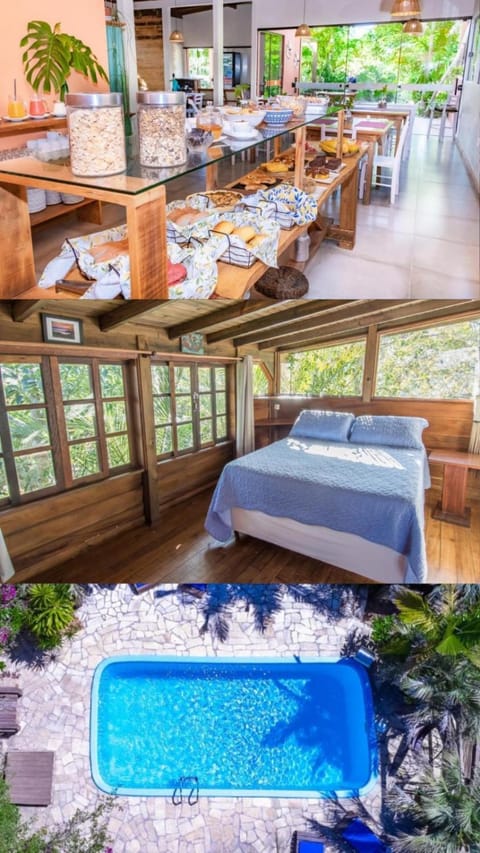 Bed, Swimming pool