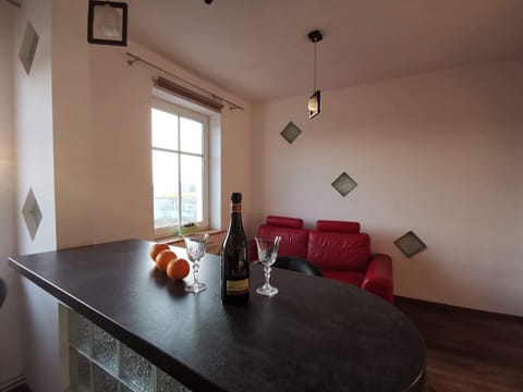 Kitchen or kitchenette, Photo of the whole room, Decorative detail, Seating area, Dining area, Drinks, Alcoholic drinks