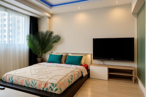 Bed, TV and multimedia