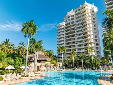 Property building, Facade/entrance, Day, Pool view, Swimming pool
