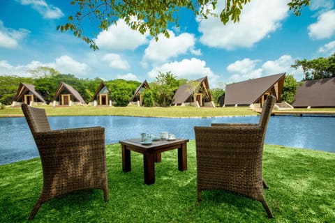 Property building, Natural landscape, Lake view