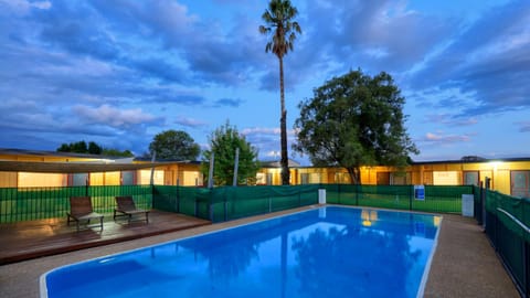 Property building, Pool view, Swimming pool