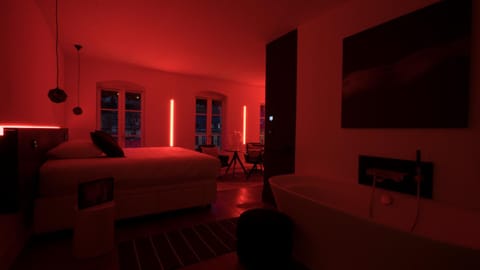 Photo of the whole room, Bedroom, Bath