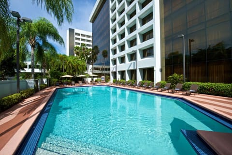 Property building, Pool view, Swimming pool