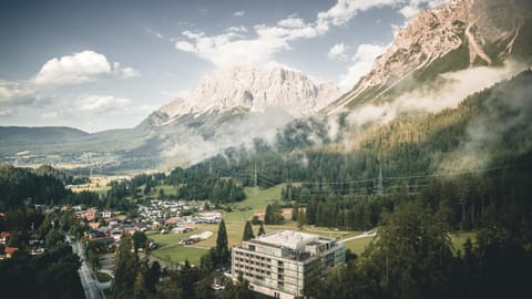 Property building, Natural landscape, Mountain view