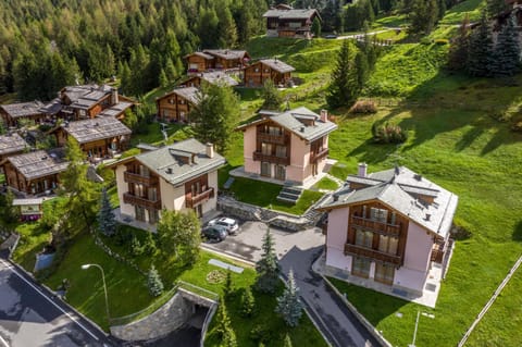 Property building, Bird's eye view, Summer